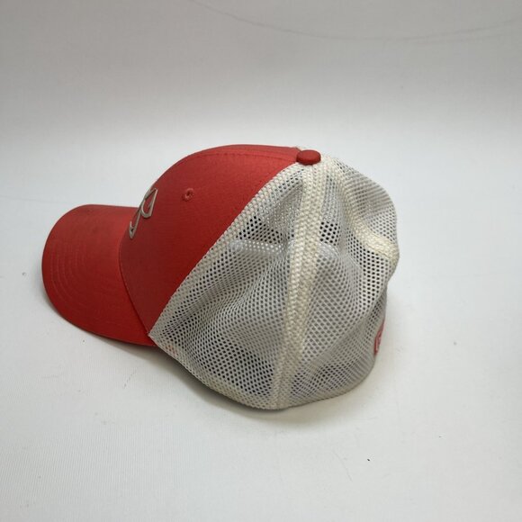 Under Armour Fish Fitted Mesh Back Trucker Hat Pink L/XL UA Pro Fit Outdoor - Picture 3 of 14